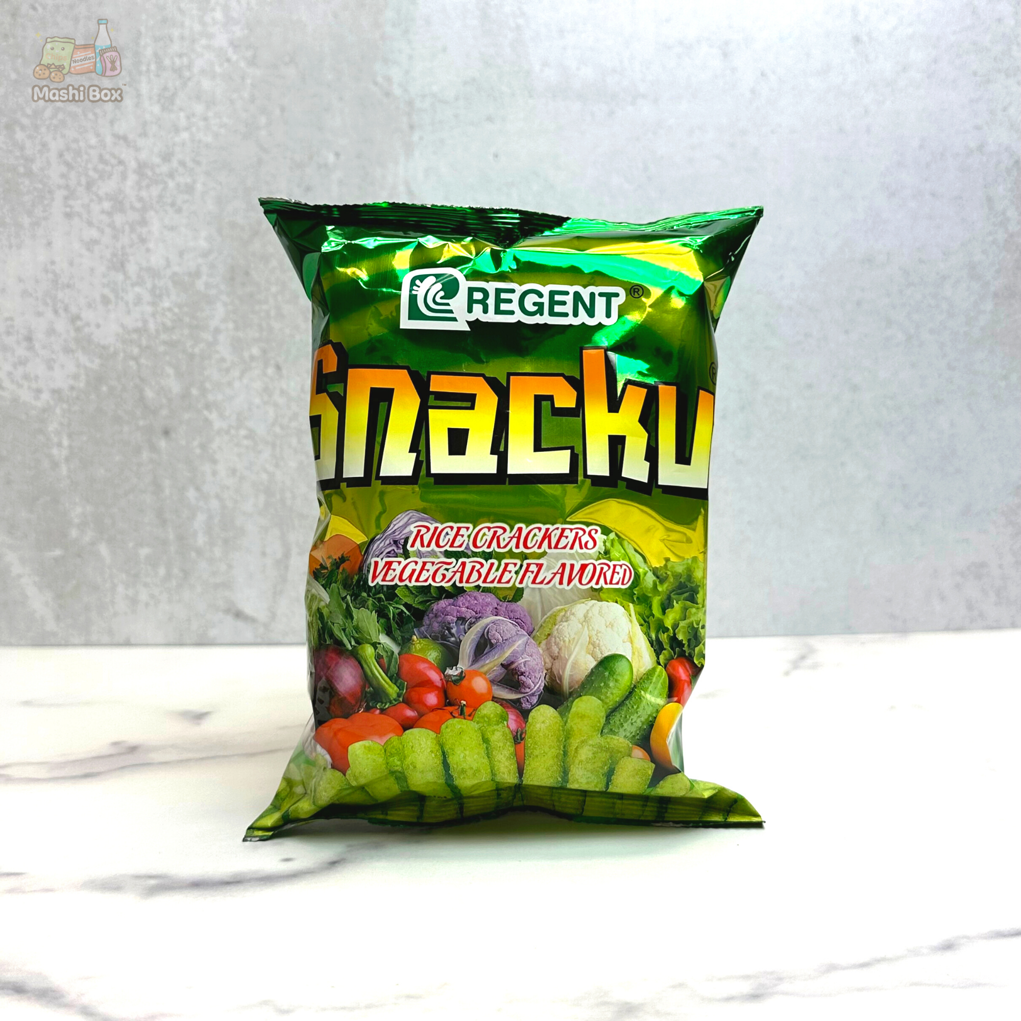 Regent Vegetable Flavor Rice Crackers – Mashi Box