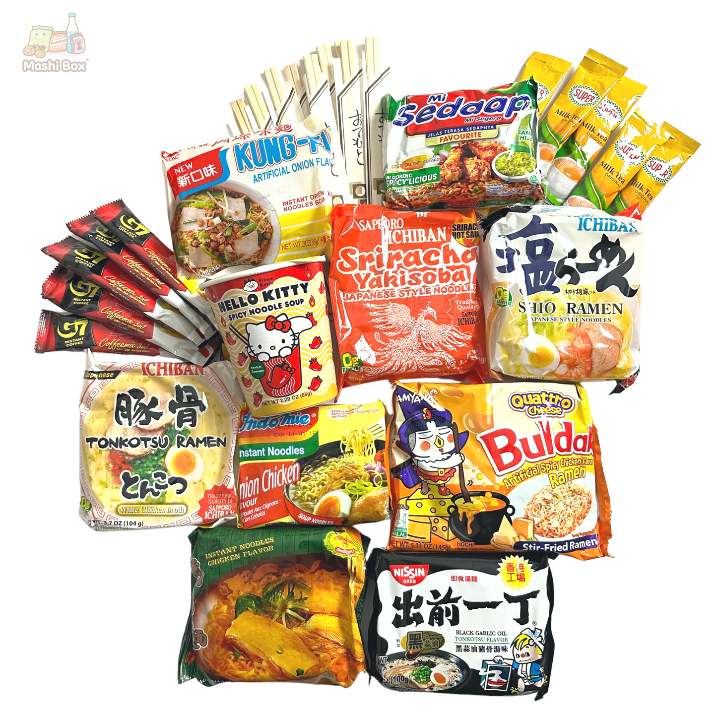 Asian Noodle Mystery Variety Box (10 Piece)