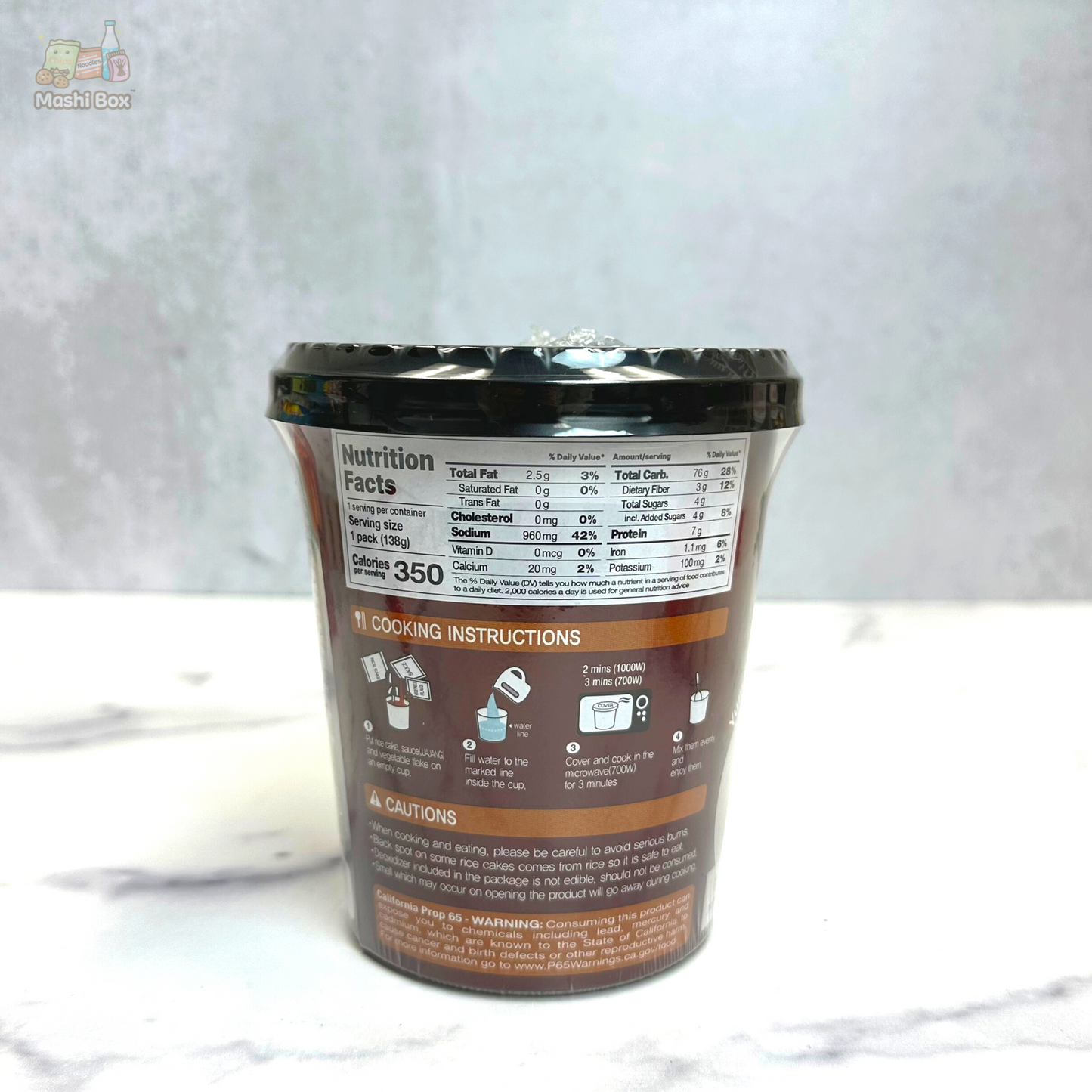 K-Quick Tteokbokki Instant Rice Cake Cup -- Original, Jjajang, Hot Spicy