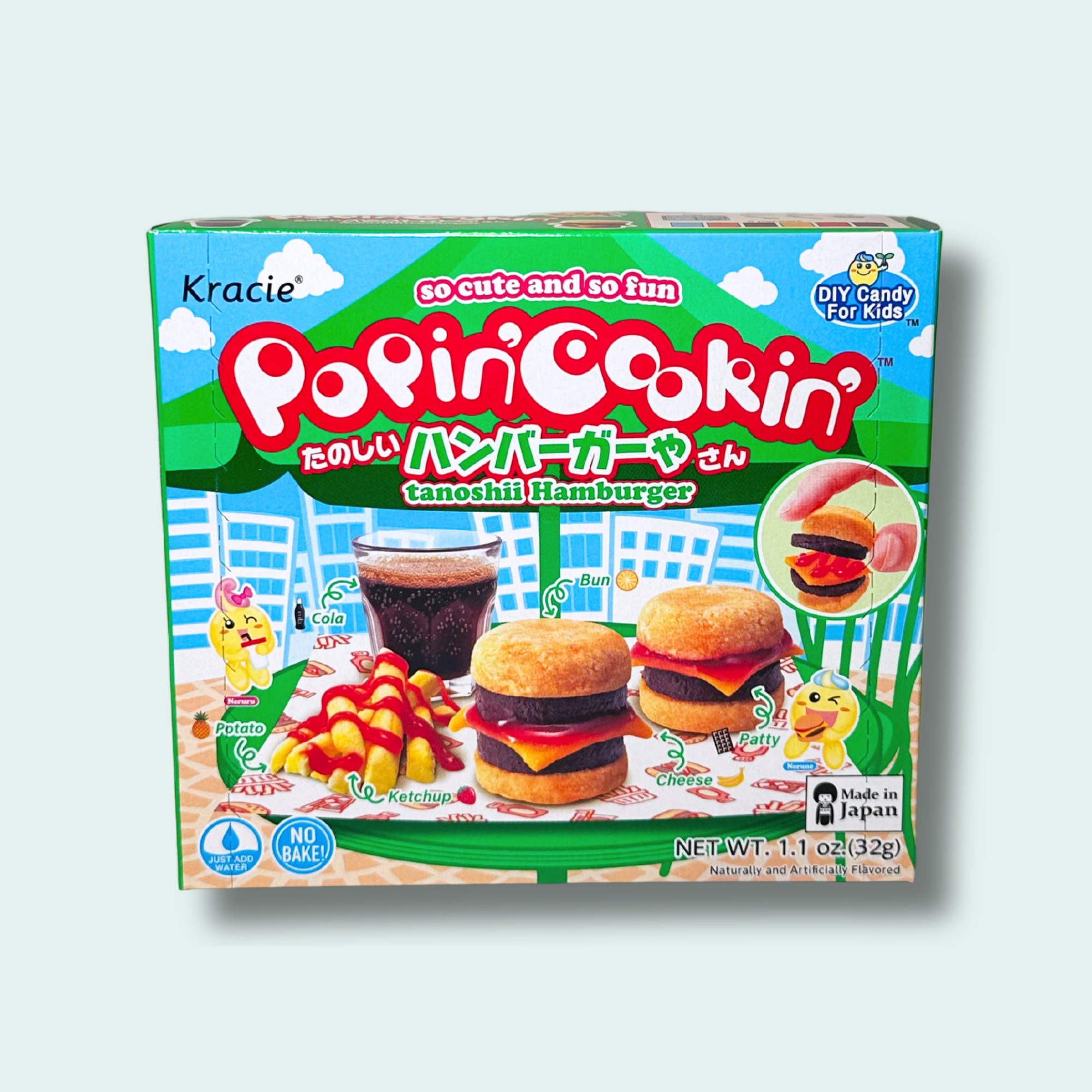 Popin Cookin Tanoshii Hamburger DIY Candy Kit