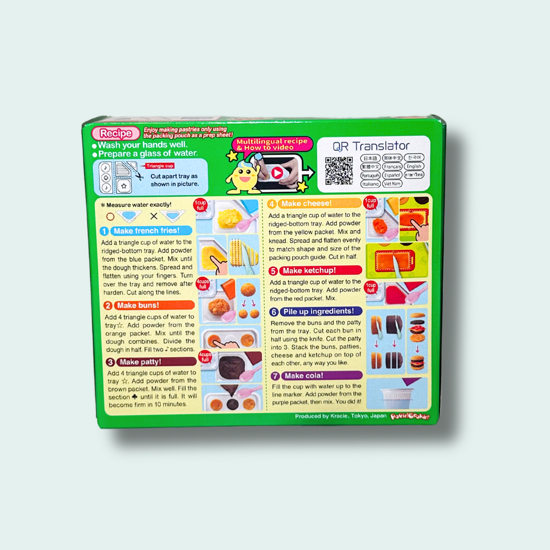 Popin Cookin Tanoshii Hamburger DIY Candy Kit