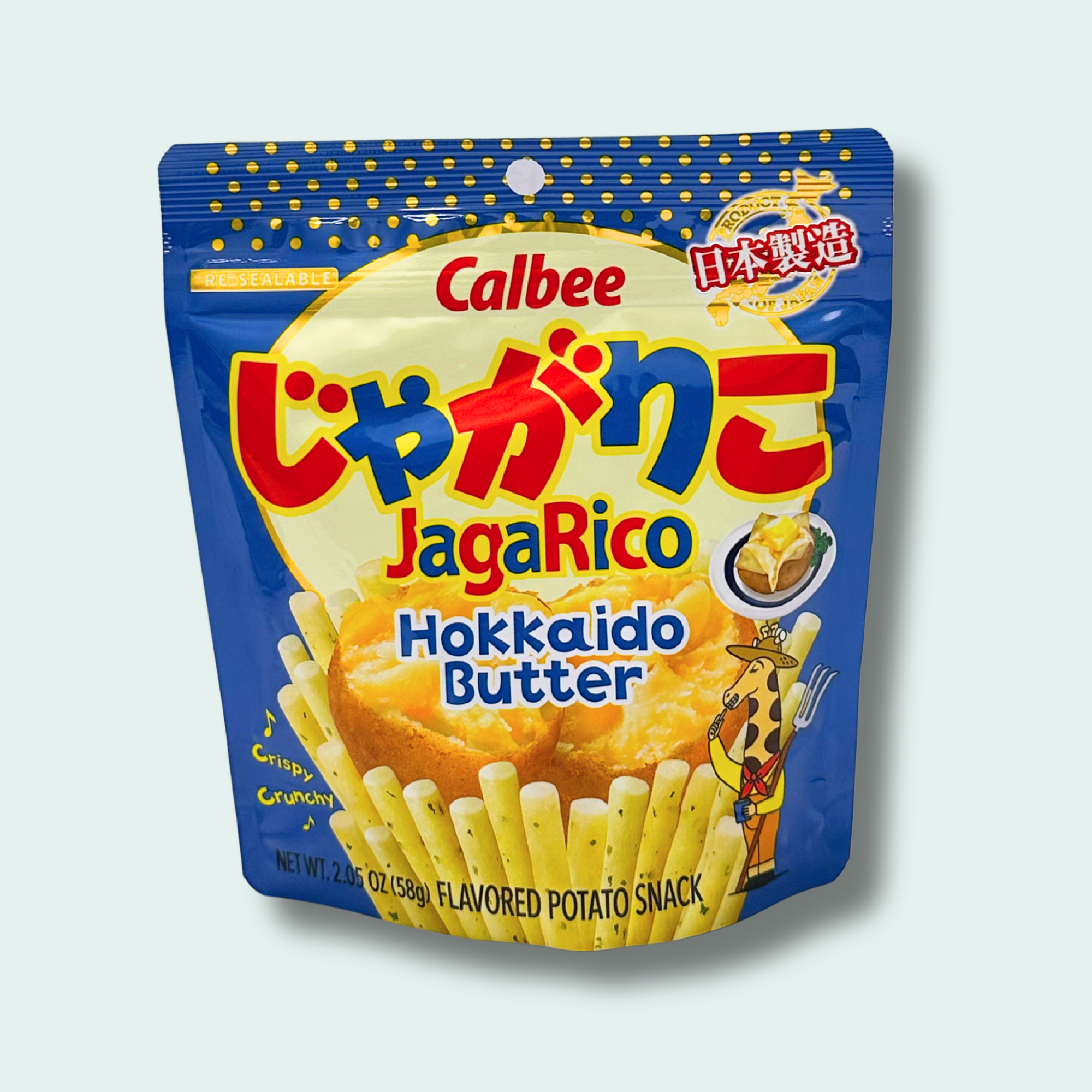 Hokkaido Butter Flavored JagaRico Potato Stick Snacks