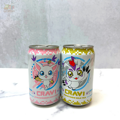 DIGIMON CRAVI Milk Tea -- Original, Taro, Brown Sugar, Honeydew, or Strawberry