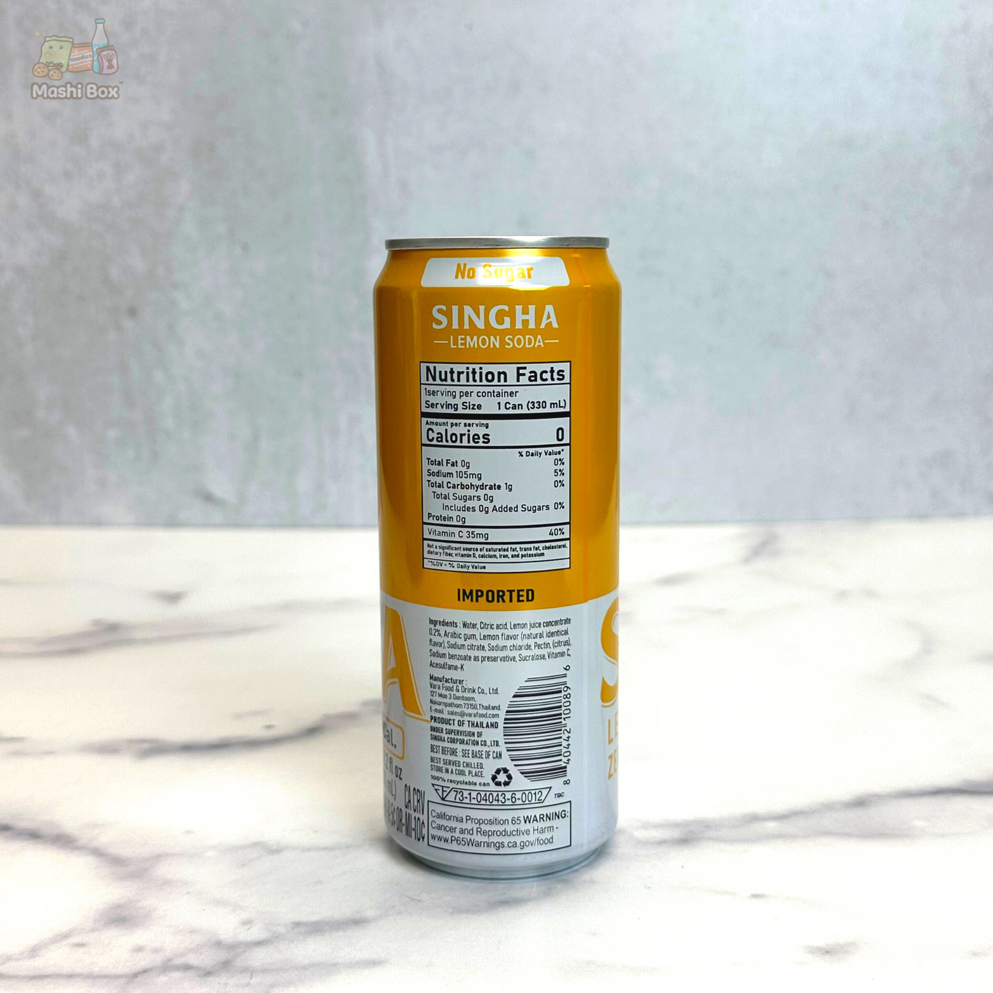 Singha Lemon Soda (Zero Sugar)