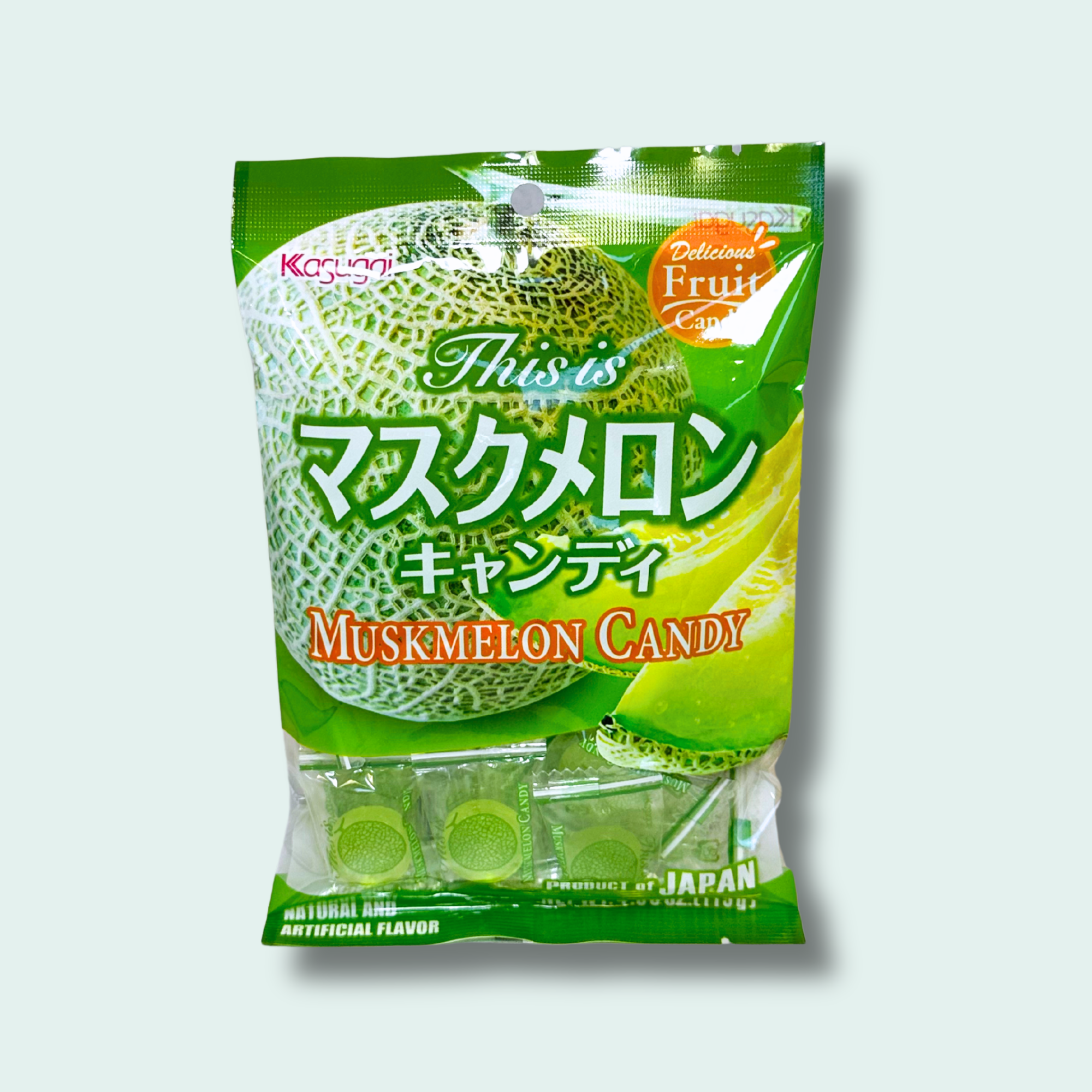 Muskmelon Flavored Hard Candy