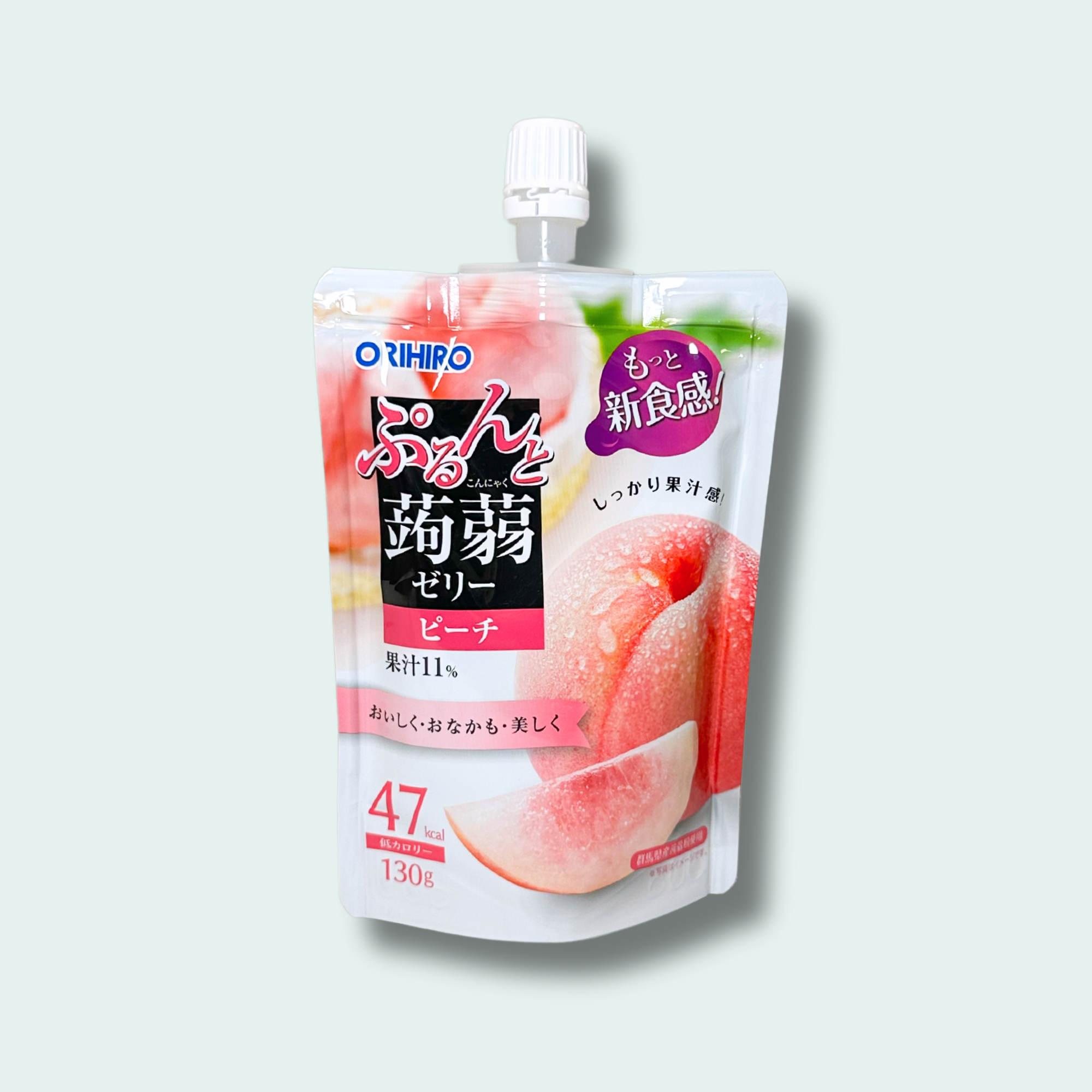 Peach Flavored Konjac Jelly