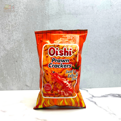 Oishi Sweet & Extra Hot Prawn Crackers