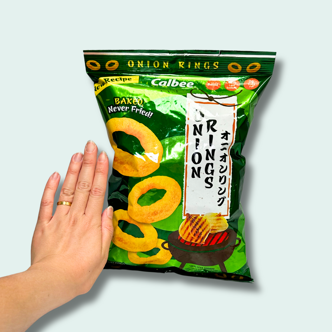 Calbee Baked Onion Rings (Large Bag)