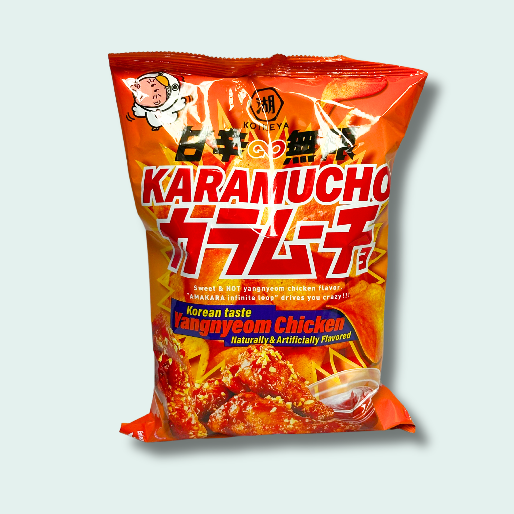 Korean Style Yangnyeom Chicken Flavored Potato Chips (Large Bag)