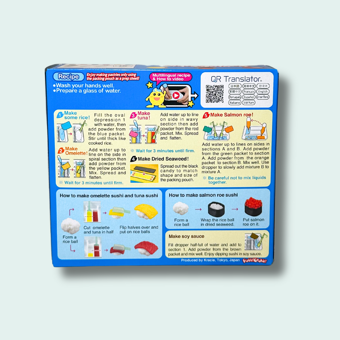 Popin Cookin Tanoshii Sushi DIY Candy Kit