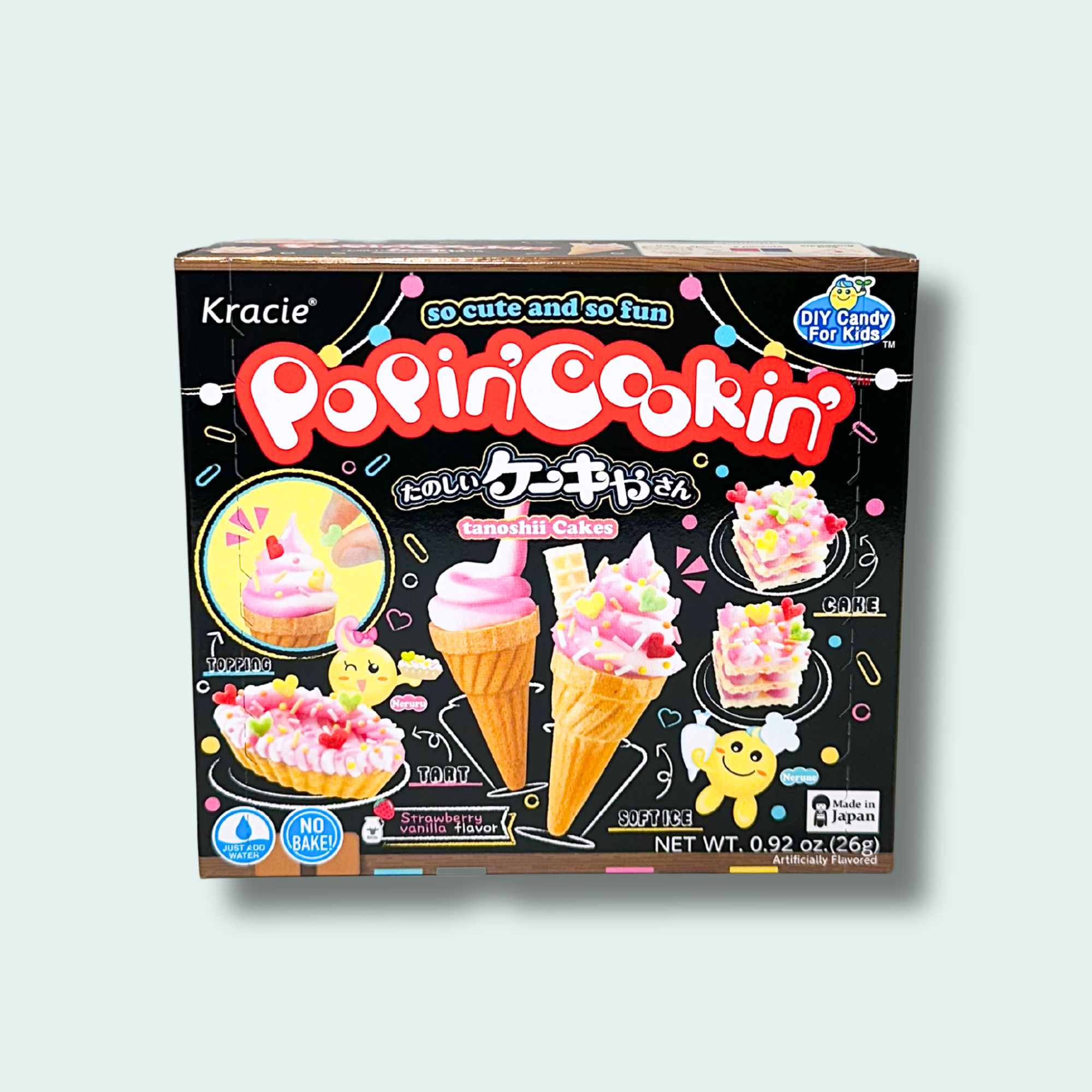 Popin Cookin Tanoshii Cakes DIY Candy Kit