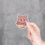 "Honey" the Bear Inside a Donut Waterproof Vinyl Sticker