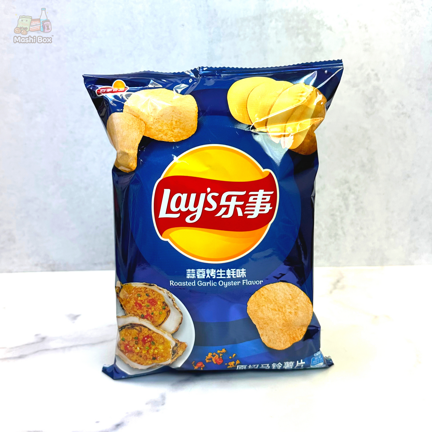 Lay's Roasted Garlic Oyster Flavor Chips