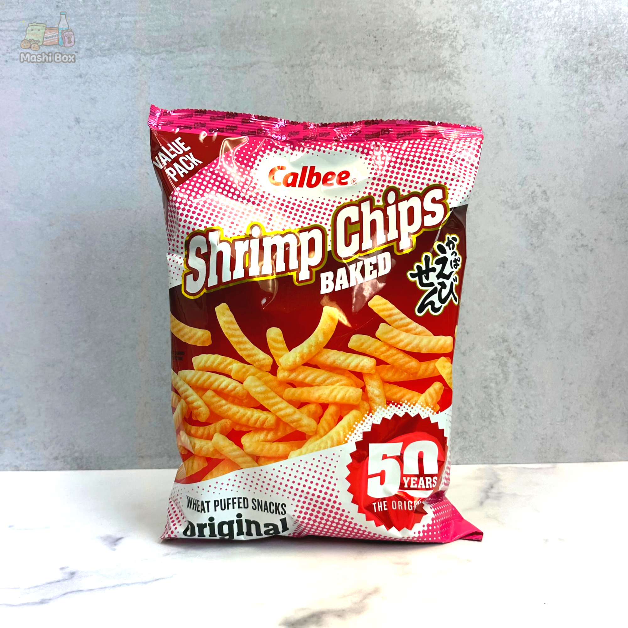 Calbee Shrimp Chips, Baked, Original, Value Pack - 8 oz