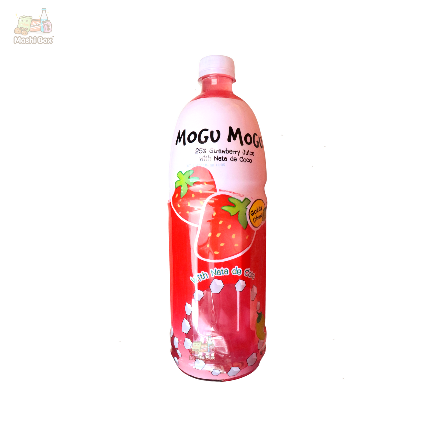 (Large) Mogu Mogu Juice with Nata de Coco (halal)