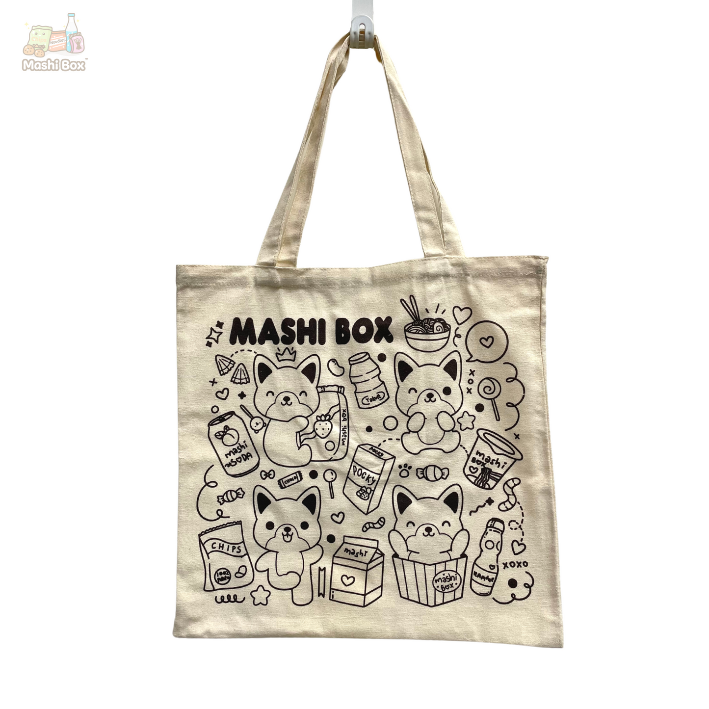 Mashi Box Asian Snacks Tote Bag