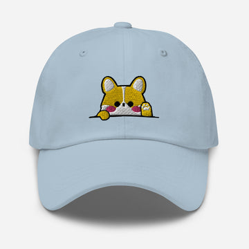 Mashi the Corgi Embroidered Dad hat