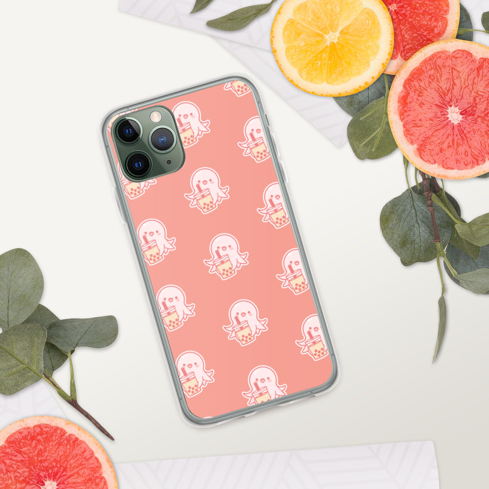 Kawaii Boba Octopus iPhone Case