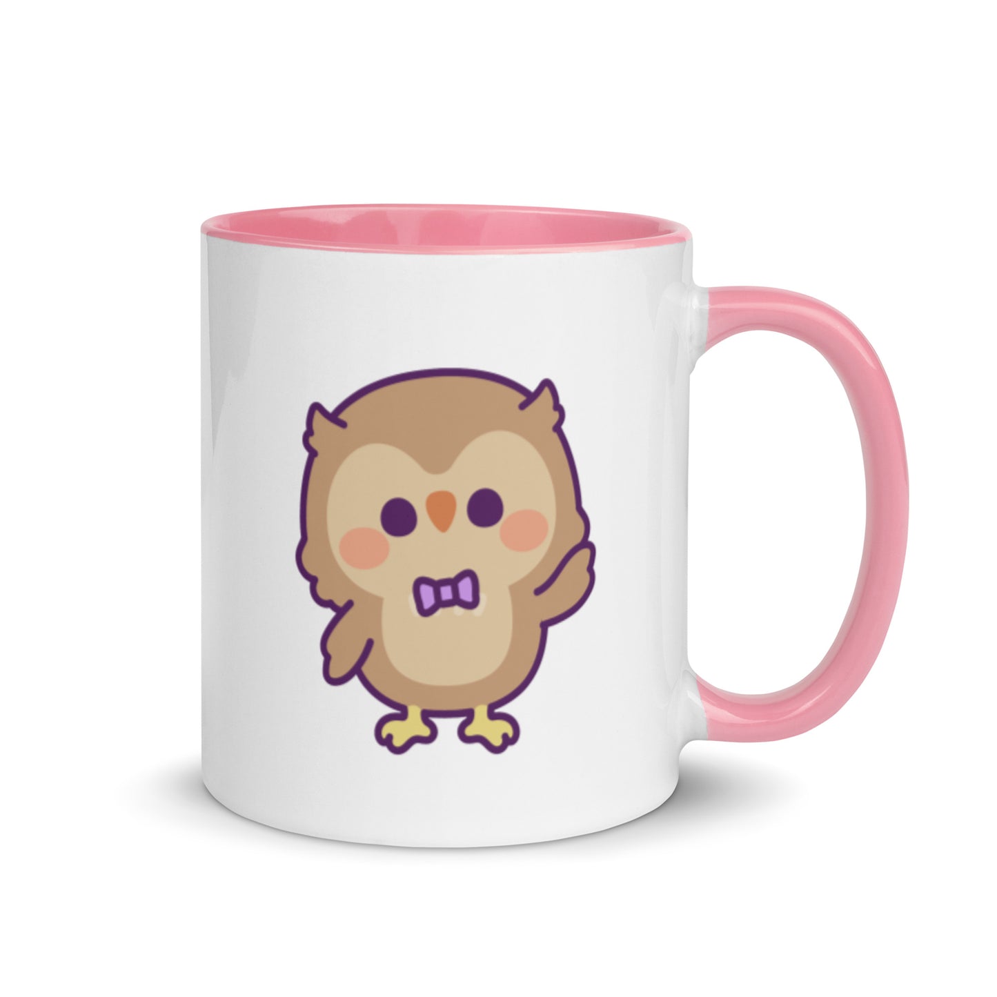 "Hogan" the Owl Mug with Color Inside